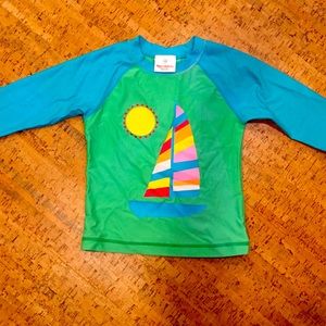 Hanna Andersson perfect condition swim shirt 110